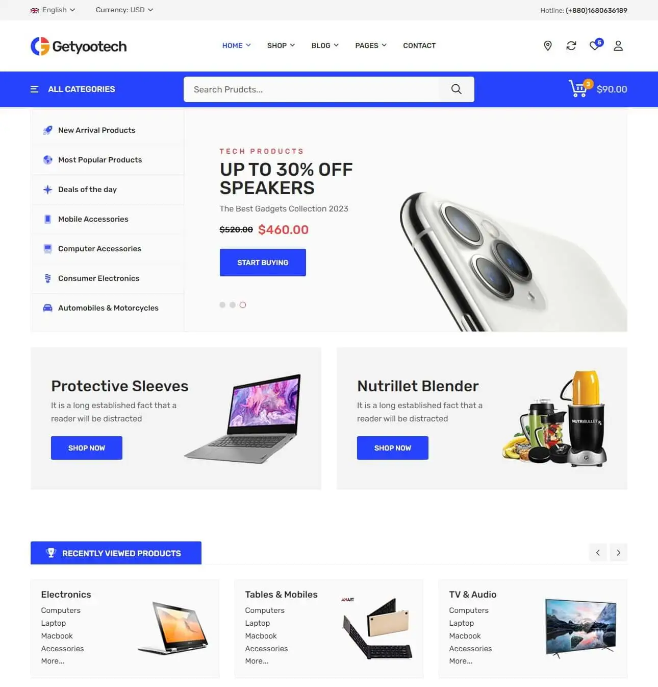Getyootech - Home Page V.1