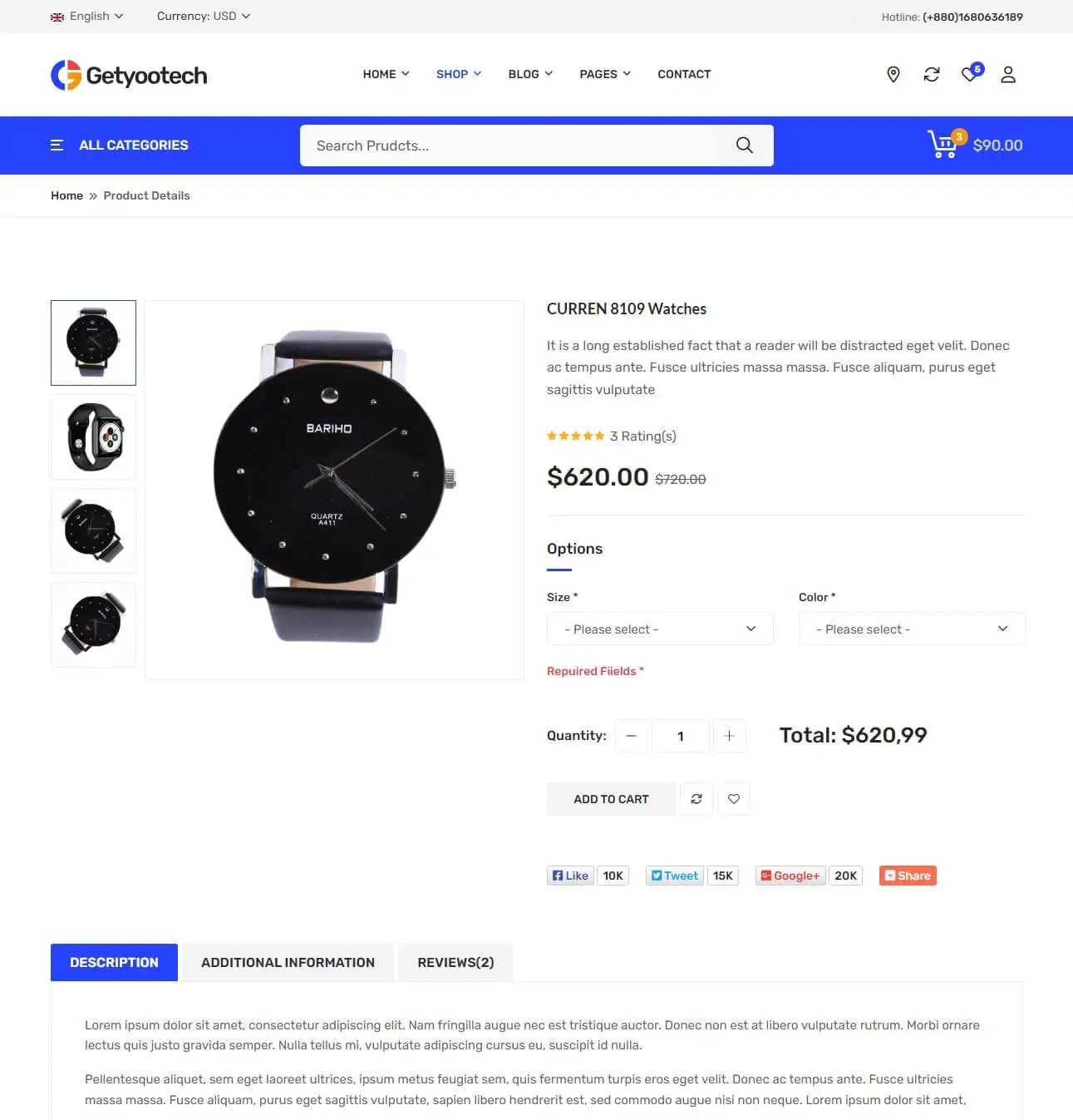 Getyootech - Shop Details Page